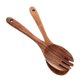 thumbnail image 5 of Juego de cubiertos de ensalada de madera con mango largo, tenedor y cuchara para mezclar, mezclar y servir ensalada, utensilios de cocina de madera maciza., 5 of 6
