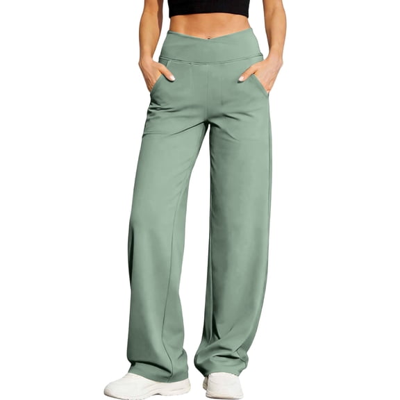 High Waist Yoga Pants with Pockets Casual Solid Color Slim Elastic Comfortable Fitness Pants Yoga Pants With Pocket Cycling Dance Tights
