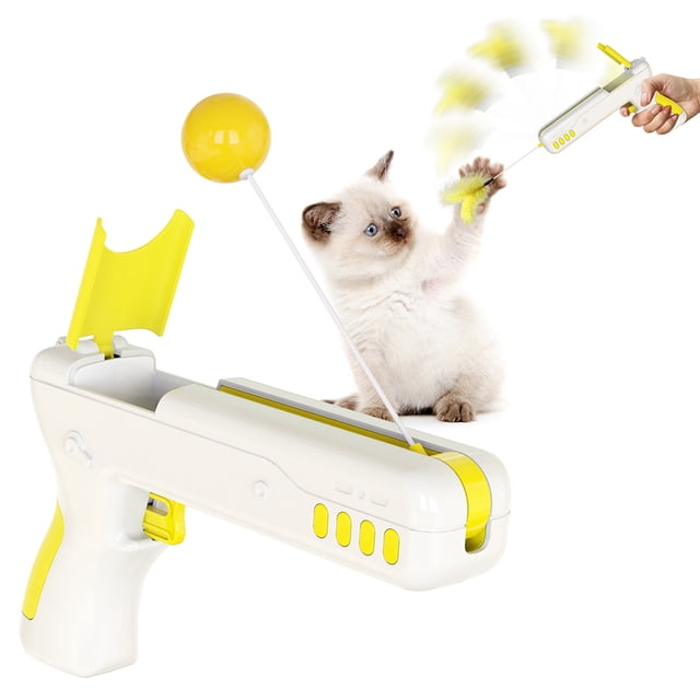Palo Divertido Para Gatos, Entretenimiento Interactivo, Juguete Para Gatos, Pistola Divertida Para Gatos, Suministros Para Mascotas Guardurnaity PT002584-02