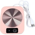 thumbnail image 1 of HUGFEGWE Coffee Warmer, USB Powered Portable Mug, Smart Constant Temperature Mug WarmerWarmer, for Office Travel Home (Pink) CJB91-46818, 1 of 9