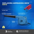 thumbnail image 4 of Sopladora Industrial Dongcheng 680w V Variable azul Estándar, 4 of 8