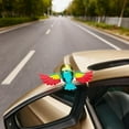 thumbnail image 6 of Flying Bird Car Decoration, Flapping Wings Self-Flying Bird, Wind-Powered Mechanical Bird Figurine, Shaking Doll for Car Dashboard Hood Mirror, Motorcycle Ornament for Xmas Gift, 6 of 15