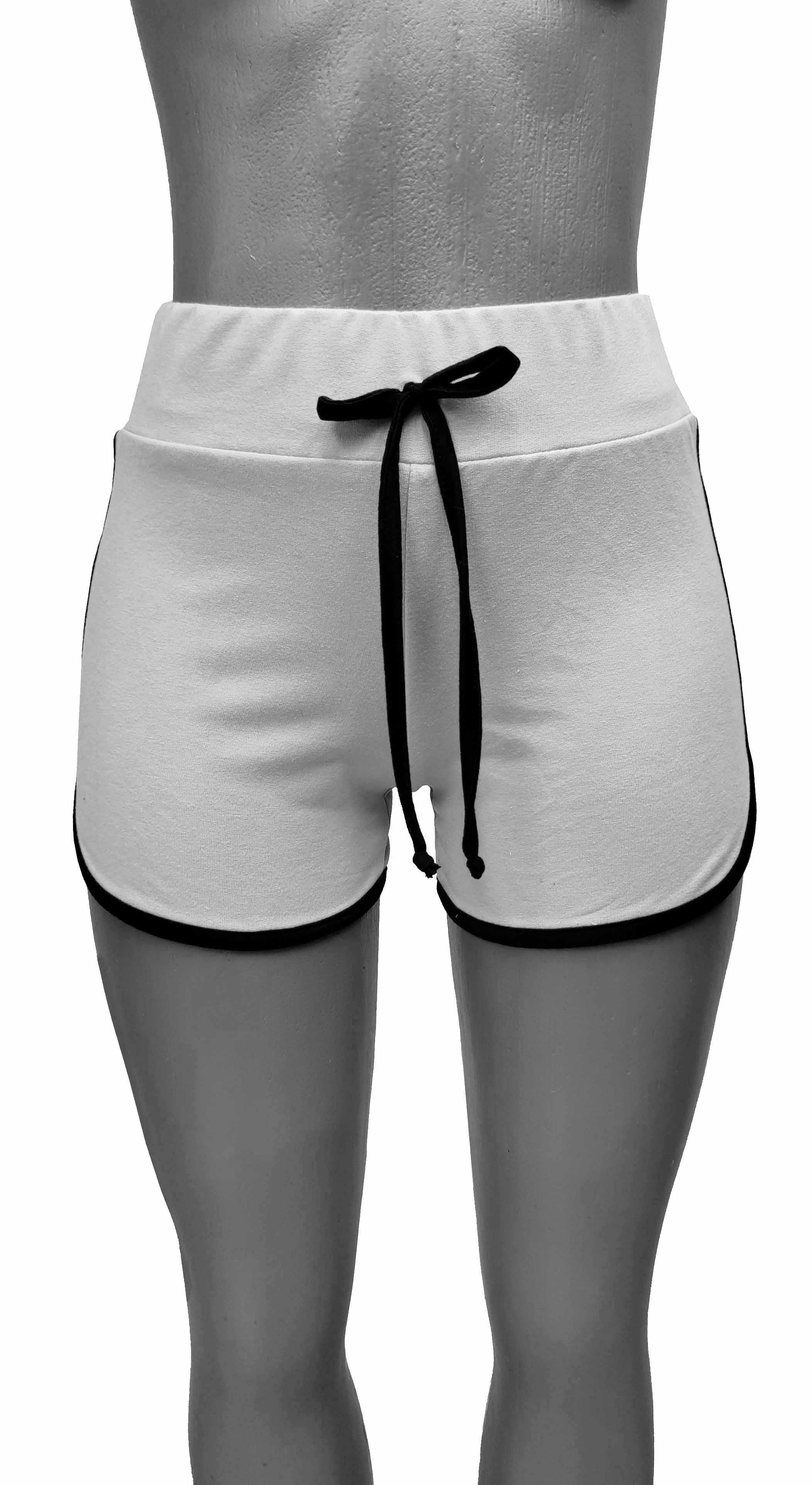 Shorts Deportivos Mujer De Algodón - Cintura Alta, Ajustables Y Con Bolsillos, Ideales Para Yoga Y Verano