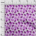 thumbnail image 2 of oneOone Silk Tabby Purple Fabric Fruits Craft Projects Decor Fabric Printed By The Yard 42 Inch Wide, 2 of 5