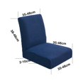 thumbnail image 3 of Para Sillas 2X Funda - Tela Spandex Ajuste Elástico Extraíble Lavable Silla Corta Para Silla Protectores Para Comedor Y Cocina BLESIY Funda de la silla del comedor, 3 of 3