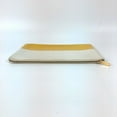 thumbnail image 4 of Pre-Owned CELINE Two-tone Pouch Clutch Bag Leather Women's White x Yellow (Good), 4 of 16