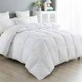 thumbnail image 4 of Cozynight Couette Alternative au Duvet - Toutes Saisons, Simple TG, Insert de Couette avec Languettes d'Angle - Respirant - Couette Réversible à Caissons, Blanche, 68 X 90 Pouces, 4 of 4