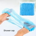 thumbnail image 3 of opvise 100 Pcs/Bag Sterile Hats Elastic Anti-slip One Time Stretchable Dustproof Disposable Non Woven Fabric Hair Net Hats Beauty Accessories, 3 of 7