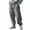 Gray, variant on Gytharion Mens Fleece Warm Sweatpants Fashion Casual Drawstring Elastic Waist Cinch Bottom Joggers Winter Loose Cozy Athletic Pants with Pockets
