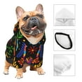 thumbnail image 3 of Bingfone Mexican Flower Traditional1 Dog Clothes Hoodie, Pet Winter Coat,Puppy Sweatshirts For Small Dogs Boy Girl,Suitable For All Breeds-Large, 3 of 8