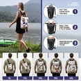 thumbnail image 4 of Mochila impermeable flotante MARCHWAY de 10 litros con forma de flor, 4 of 8