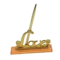 thumbnail image 1 of Juego de 4 Bolígrafos dorados Sunnimix para Firmar Bodas con Soporte de Metal Chapado en Oro, 1 of 7