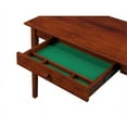 thumbnail image 6 of Allora Mid-Century Solid Wood Writing Desk with Storage Drawer in Walnut, 6 of 8