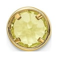 thumbnail image 3 of 14K Yellow Gold Charm Pendant Peridot Round Green 7 mm, 3 of 4