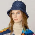 thumbnail image 1 of Navy Quilted Padding Bucket Hat I, 1 of 2