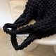 thumbnail image 2 of Bolso de mano con burbujas para mujer, Bolso Hobo con nube bonita, Bolso de compras para mujer (negro), 2 of 8