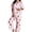 v-55Pink246, variant on HAYIMI Women Christmas 2 Piece Pajama Set, Short Sleeve Lapel Button-Down Tops And Pants Set, Xmas Print Loungewear Sleepwear For Relaxed Evenings