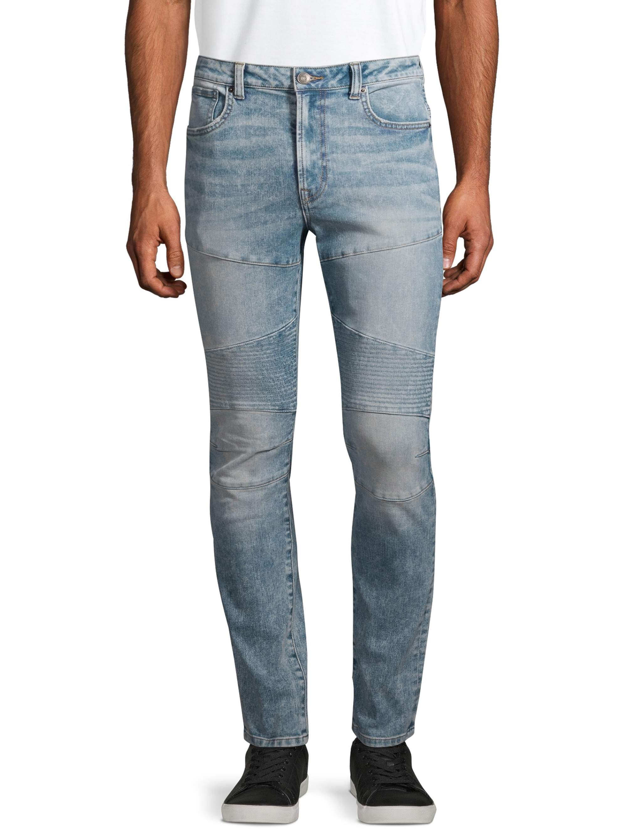 mens moto jeans