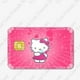thumbnail image 3 of Hello Kittys-pegatina de tarjeta de débito y crédito, Kawaii pegatina de Sanrios, My Melody Poker, pegatinas impermeables de dibujos animados, Chip grande y pequeño, 3 of 4