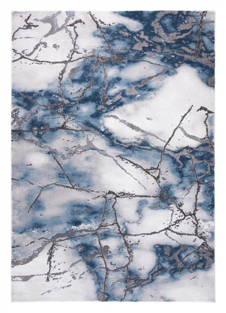 Safavieh Craft Paul Abstract Marble Area Rug, Grey/Blue, 8' x 10