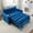Blue, variant on Newest 3-in-1 Convertible Sofa Bed Loveseat, 47" Blue Lychee Velvet Chaise Lounge with Adjustable Backrest & Pull-Out Sleeper for Small Space, Apartment