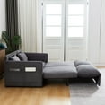 thumbnail image 6 of Corduroy Sofa Bed with Fixed Storage Bag / Keep Items Organized at Hand, 6 of 6