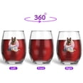 thumbnail image 2 of Happy Mother's Day Best German Shepherd Mom Ever 15oz Stemless Wine Glass Mug Alsatian Dog Lover Gifts Wine Glasses Cup - 03002, 2 of 5