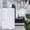 White, variant on Legacy Decor 3 Panel Room Divider with Mosaic Cuts White Color