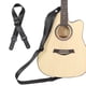 thumbnail image 4 of Correa Para Guitarra Acústica, Bajo Eléctrico, Ukelele, Cinturón De Nailon, Cabeza De Cuero TopGrain Ajustable, Color Negro, 4 of 7
