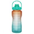 thumbnail image 1 of Botella de agua potable a prueba de fugas con marcador de tiempo motivacional, sin BPA, para fitness, gimnasio y deportes al aire libre, 1 of 5