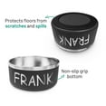 thumbnail image 5 of Personalized Large Cat Bowl - Dishwasher Safe - Inside and Outside Engraving - Custom Stainless Steel Non Slip 64 Oz Cat Bowls with Cat's Name, Insulated Cat Dishes, for Food or Water, Double Wall, 5 of 5