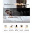 thumbnail image 4 of Sunflower Blackout Curtains for Bedroom - 84 Inch Long Light Blocking 2 Panels Set, Yellow Summer Botanical Flowers Wooden Thermal Insulated Living Room Drapes Grommet Window Curtains 52"x84", 4 of 8