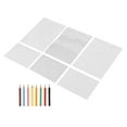 thumbnail image 4 of Shrink Plastic Sheet, Pre Cut Two Sides Flower Heat Shrink Paper DIY Simple Operation  For Bookmarks, 4 of 8