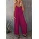 thumbnail image 1 of Mono de tirantes estilo europeo y americano para mujer, mono informal de verano con bolsillos y color liso, 1 of 4