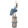 thumbnail image 4 of FUEENIRVA Multi-Color Wooden Bird Figurine on Stump with Realistic Handcrafted Design for Home Decor, 4 of 8