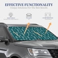 thumbnail image 3 of Goofa Tropical Pineapple Pattern 2 Piece Car Windshield Sun Shade Foldable | Front Windshield Shade for Sun, Heat and UV Rays | Sunshade for Car Front Window-Medium, 3 of 7
