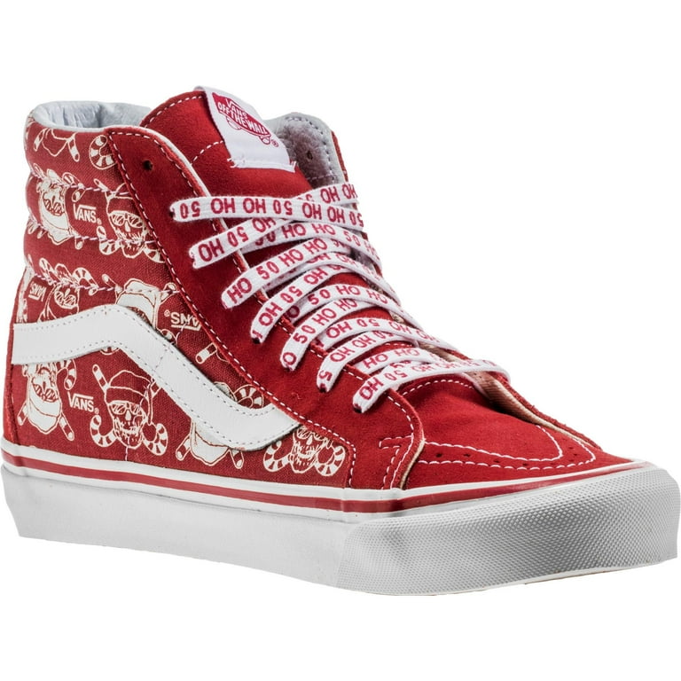 Vans SK8 Hi 38 Reissue 50th Stv Pirate Santa Red Men s Skate Shoes