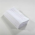 thumbnail image 1 of SARO 9001.W20S Serviette Carrée en Lin 20 Po. Ourlet - Blanc Ensemble de 4, 1 of 1