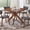 Walnut, variant on Pemberly Row Contemporary Scandinavian Round Dining Table in Walnut