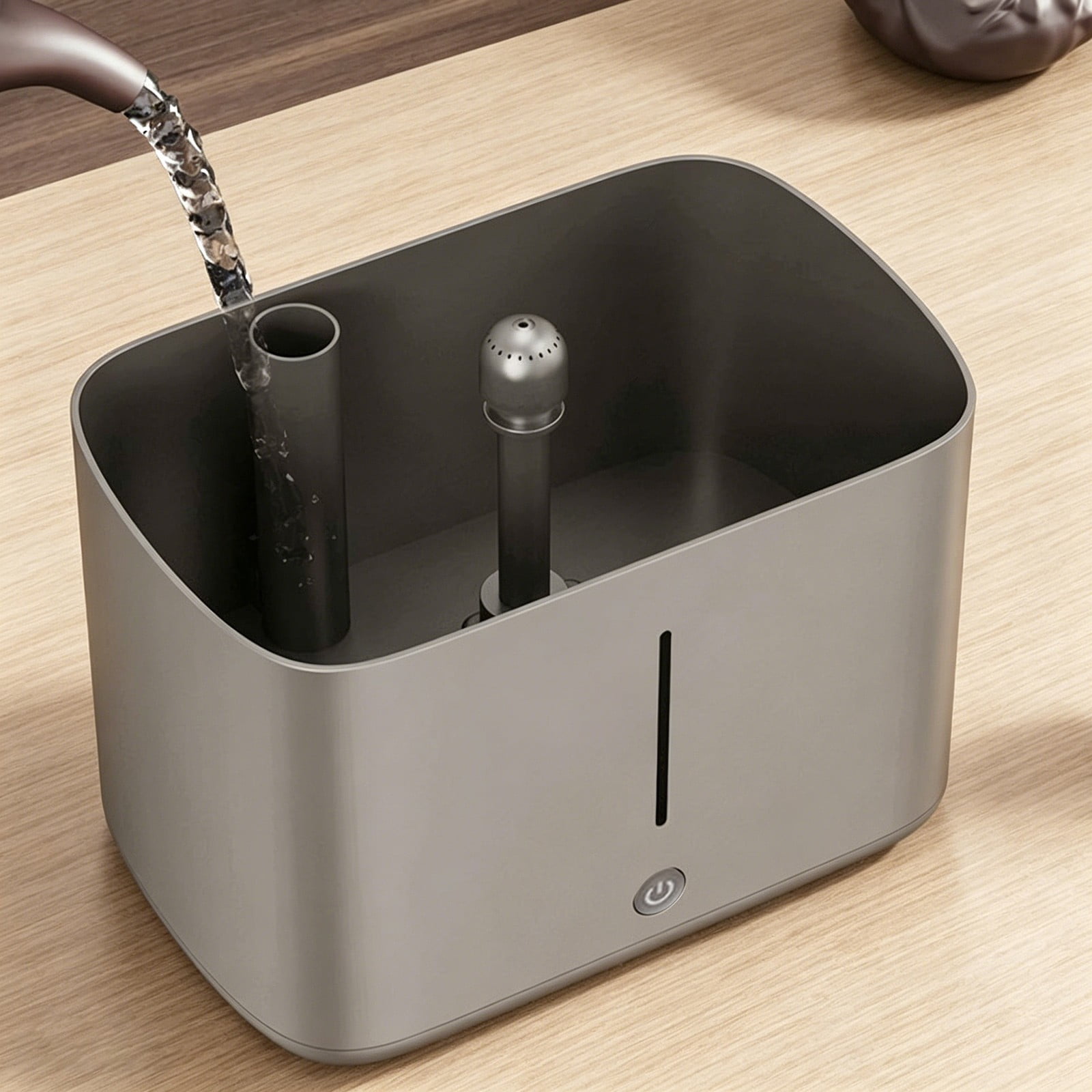 Tea Cup WasherElectric Glass Rinser Tea Cup Washer | Desktop Automatic Cup Washing Machine With Water Tank | High Pressure For 3 10cm Diameter Cups | Portable Bottle Washer F, A