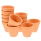 thumbnail image 3 of 12 macetas de terracota: mini macetas de barro con orificio de drenaje para plantas de interior, flores, suculentas, cactus y hierbas, 3 of 8