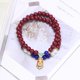 thumbnail image 1 of Accesorios envueltos doble estilo étnico pulsera de cerámica pulsera de cuentas mujer alto sentido, 1 of 6