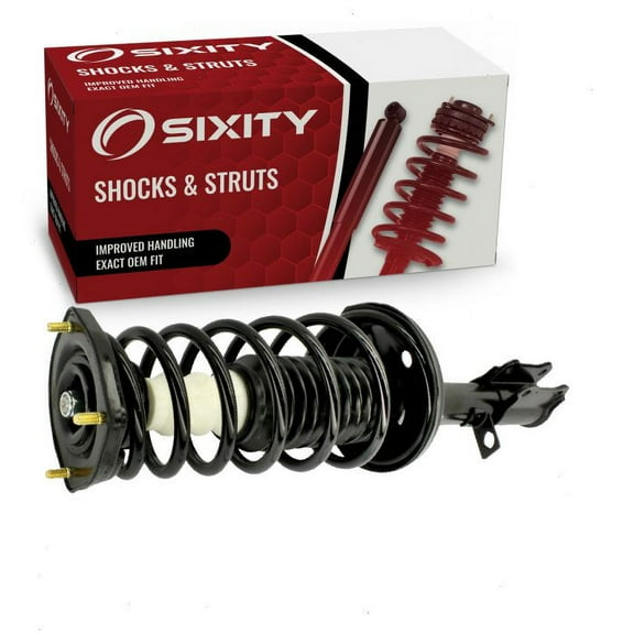 Sixity Rear Left Strut & Coil Spring compatible with Toyota Corolla 1993-2002
