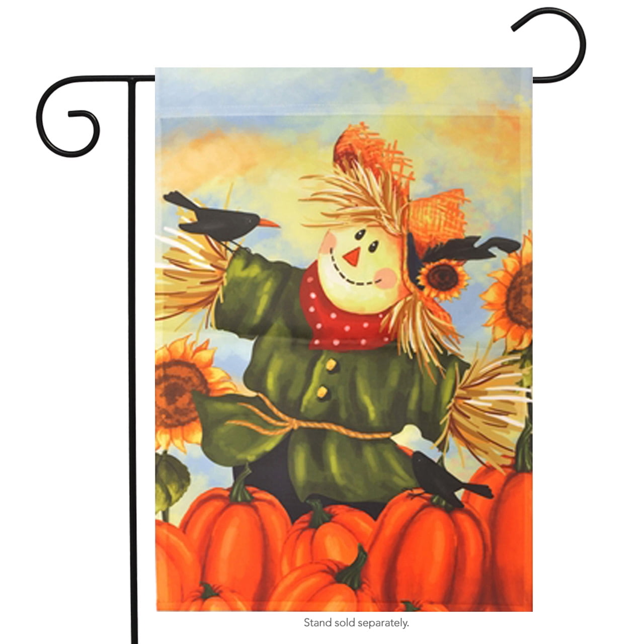 Wrapping Paper Large Scarecrow & Pumpkin Gift Box 