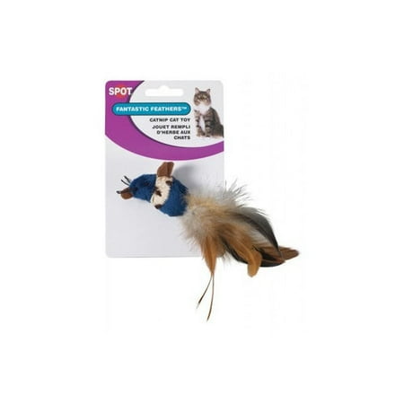 Ethical Pet Feather Mania with Catnip Mouse Cat Toy