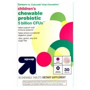 Childrens Probiotic Supplement Chewables Mixed Berry 30ct up and up pack of 3