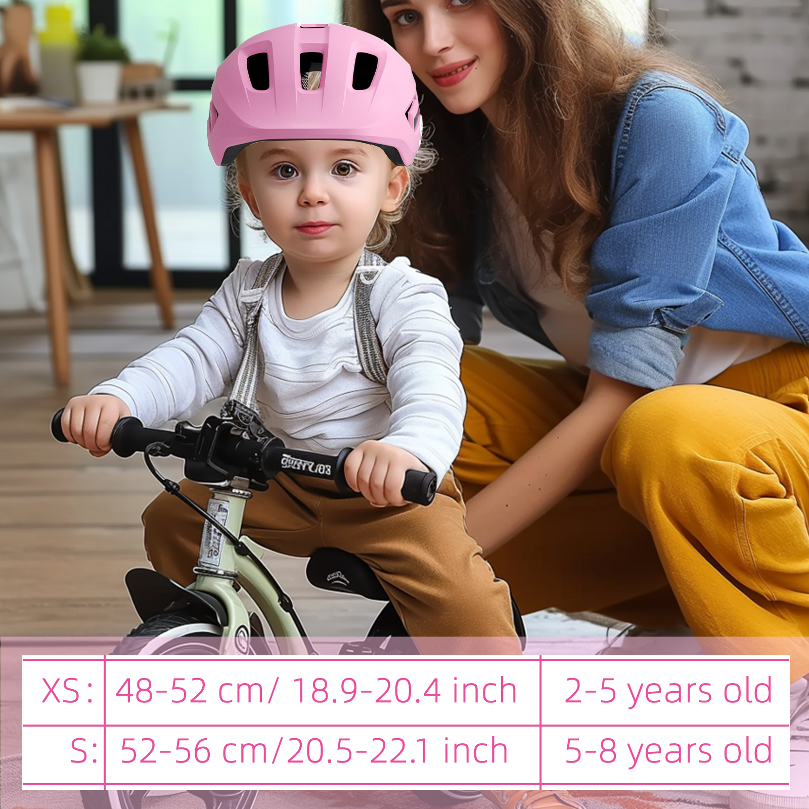 GLAF Baby Bike Helmet Toddler Helmets for 1 Year Old and Up Infant Girls Boys Multi Sport Adjustable for Scooter Bicycle Kids Youth Child Skateboard Safety Cycling