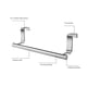 thumbnail image 2 of Cateissary Colgador de toallas sobre la puerta, soporte decorativo de acero inoxidable para abrigos, estante de almacenamiento de estilo Simple, suministros Juegos de accesorios de baño S Cateissary HA3720-01B, 2 of 6