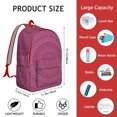 thumbnail image 4 of Geometric Mandala Design School Backpack, Ethnic Boho Pattern Daypack for Women with Traditional Tribal Style Print, 4 of 4