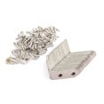 thumbnail image 4 of OULII Support de Fixation 20 Pcs 4X4X1.6In 90 Degrés Acier Inoxydable pour Assemblage de Meubles 80 Pcs Vis, 4 of 5